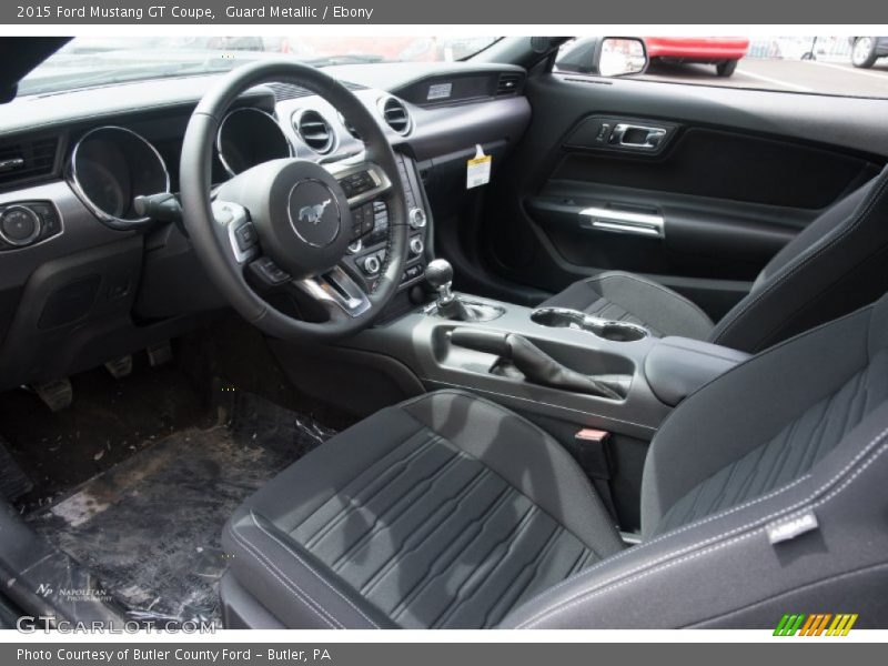 Guard Metallic / Ebony 2015 Ford Mustang GT Coupe