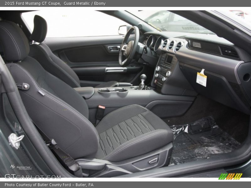 Guard Metallic / Ebony 2015 Ford Mustang GT Coupe