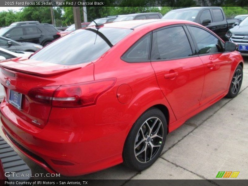 Race Red / Charcoal Black 2015 Ford Focus SE Sedan