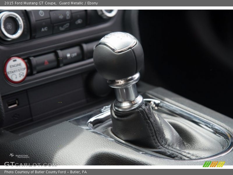 Guard Metallic / Ebony 2015 Ford Mustang GT Coupe