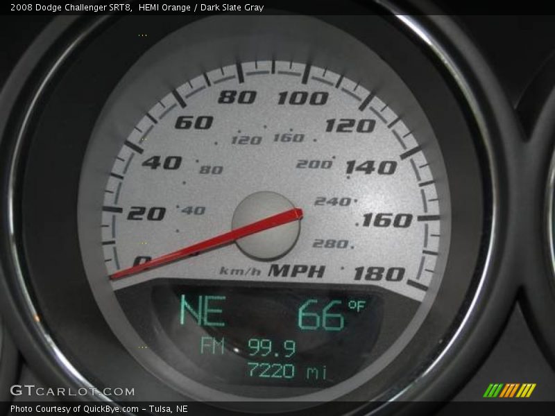 HEMI Orange / Dark Slate Gray 2008 Dodge Challenger SRT8
