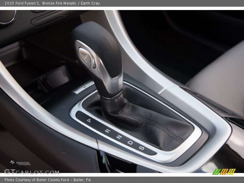 Bronze Fire Metallic / Earth Gray 2015 Ford Fusion S