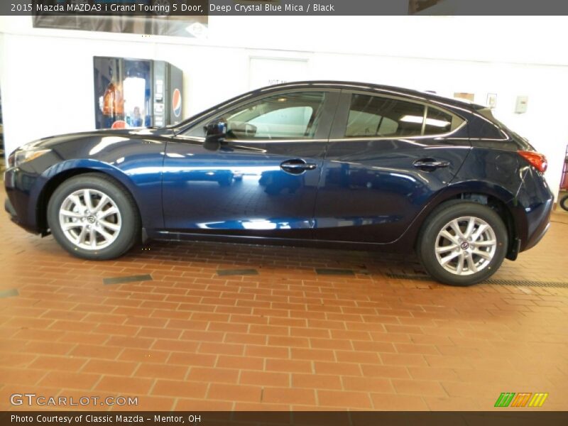  2015 MAZDA3 i Grand Touring 5 Door Deep Crystal Blue Mica