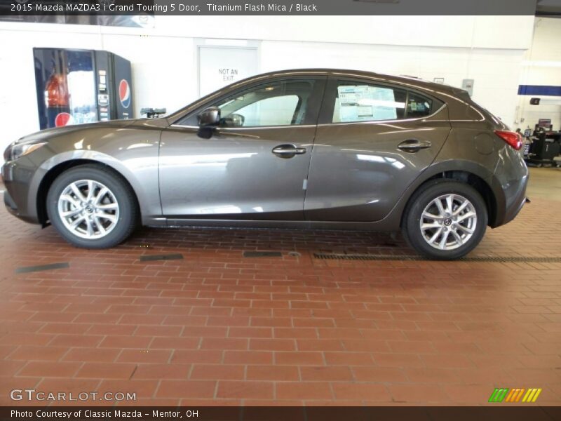  2015 MAZDA3 i Grand Touring 5 Door Titanium Flash Mica