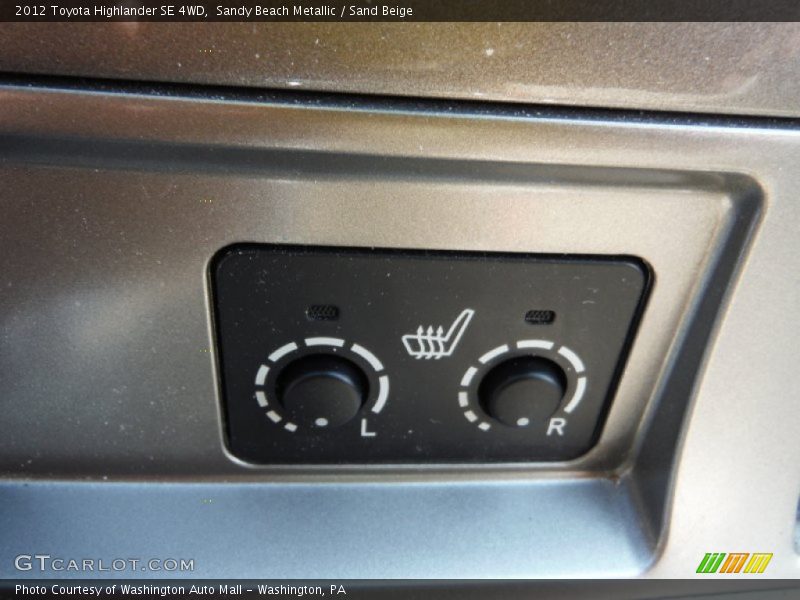 Sandy Beach Metallic / Sand Beige 2012 Toyota Highlander SE 4WD