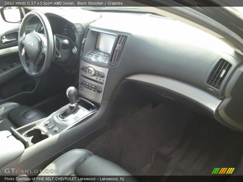 Black Obsidian / Graphite 2012 Infiniti G 37 x S Sport AWD Sedan