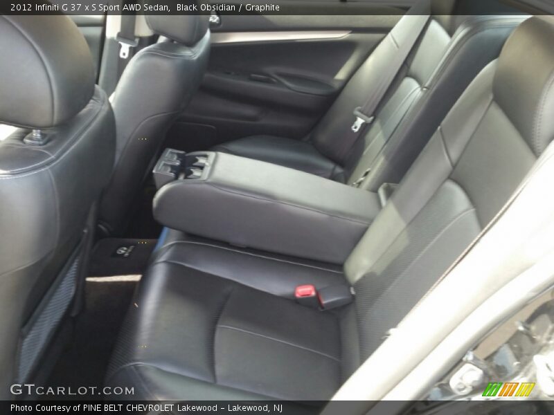 Black Obsidian / Graphite 2012 Infiniti G 37 x S Sport AWD Sedan