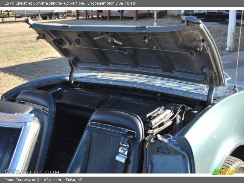 Bridgehampton Blue / Black 1970 Chevrolet Corvette Stingray Convertible