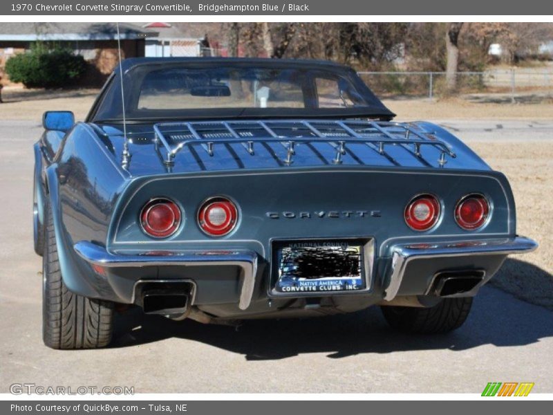 Bridgehampton Blue / Black 1970 Chevrolet Corvette Stingray Convertible