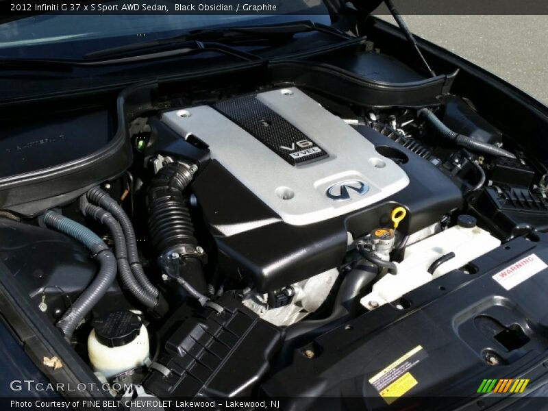 Black Obsidian / Graphite 2012 Infiniti G 37 x S Sport AWD Sedan