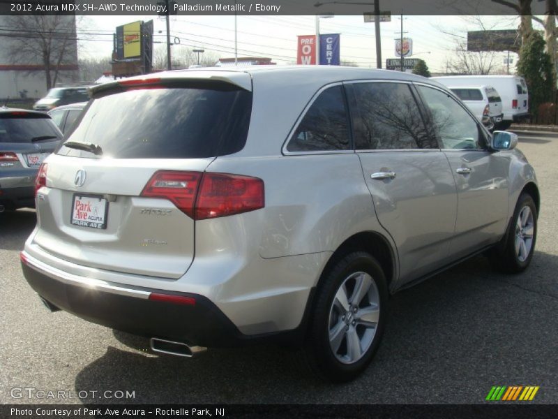 Palladium Metallic / Ebony 2012 Acura MDX SH-AWD Technology