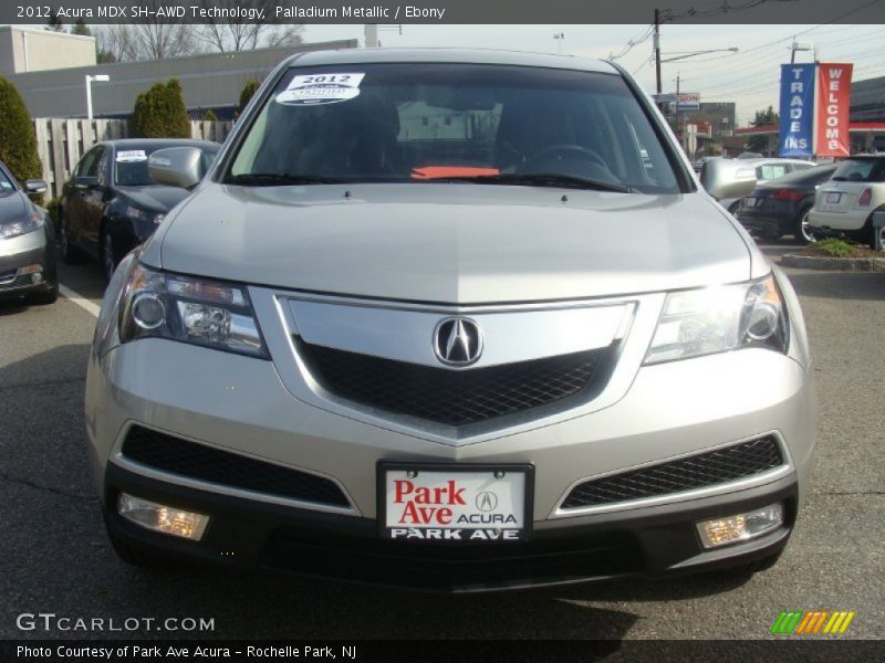 Palladium Metallic / Ebony 2012 Acura MDX SH-AWD Technology