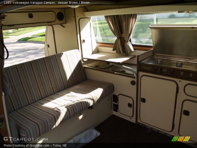 Rear Seat of 1983 Vanagon Camper