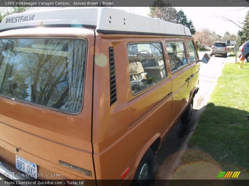 Assuan Brown / Brown 1983 Volkswagen Vanagon Camper