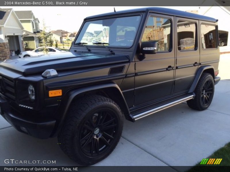 Black matte / Grey 2004 Mercedes-Benz G 500