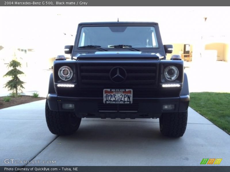 Black matte / Grey 2004 Mercedes-Benz G 500