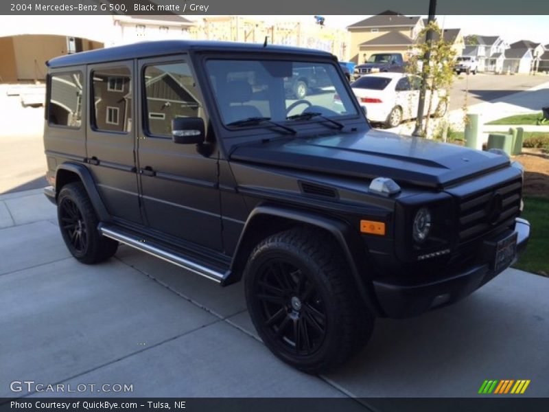 Black matte / Grey 2004 Mercedes-Benz G 500