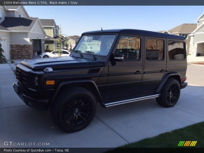 Black matte / Grey 2004 Mercedes-Benz G 500