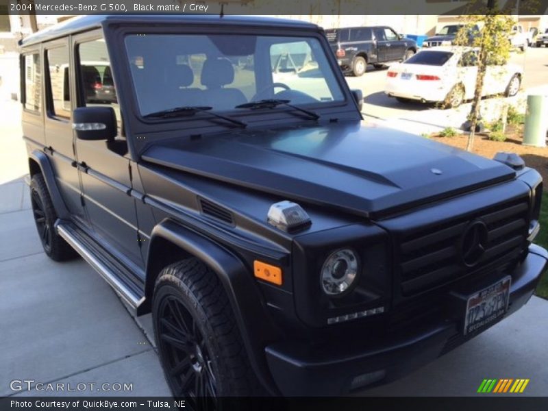 Black matte / Grey 2004 Mercedes-Benz G 500