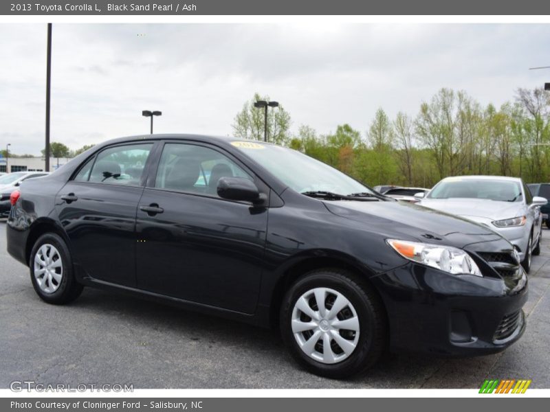 Black Sand Pearl / Ash 2013 Toyota Corolla L