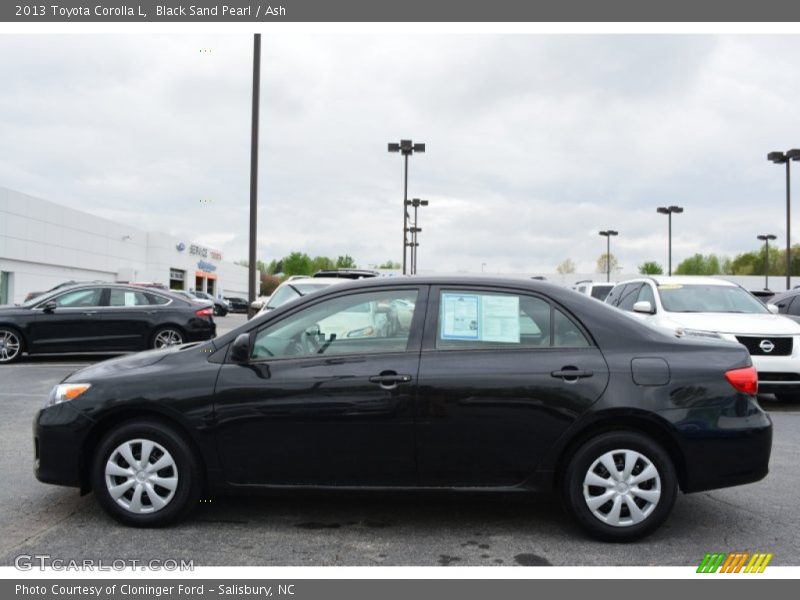Black Sand Pearl / Ash 2013 Toyota Corolla L