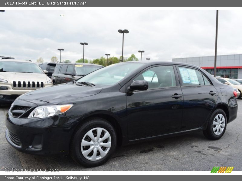 Black Sand Pearl / Ash 2013 Toyota Corolla L
