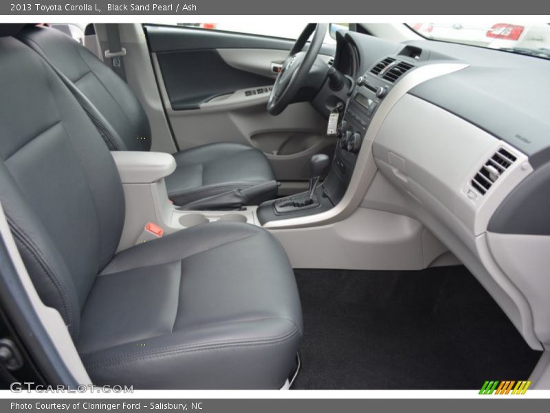 Black Sand Pearl / Ash 2013 Toyota Corolla L