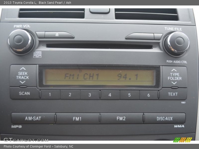 Black Sand Pearl / Ash 2013 Toyota Corolla L