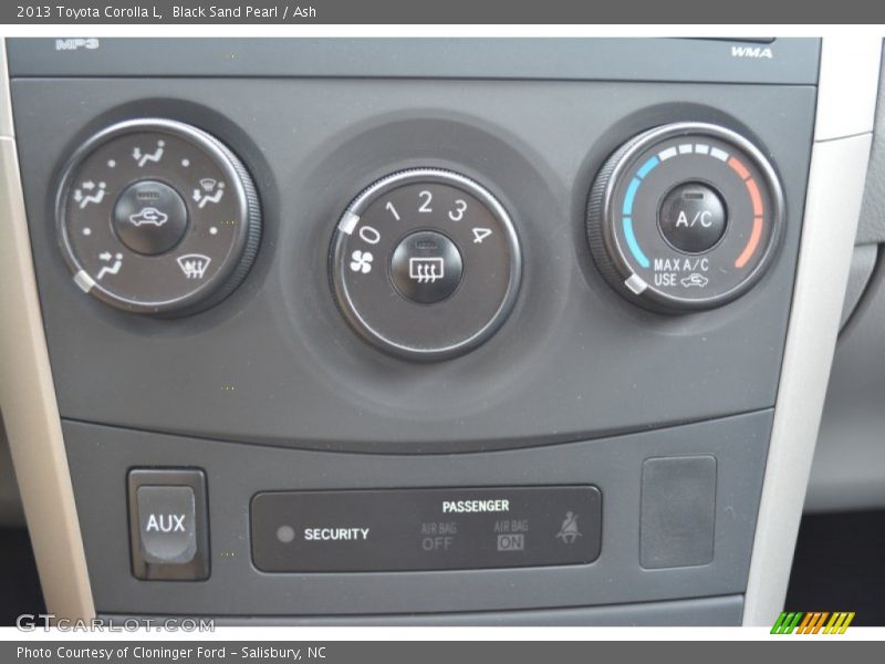 Black Sand Pearl / Ash 2013 Toyota Corolla L