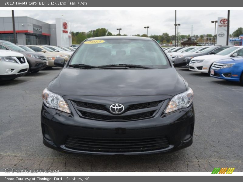 Black Sand Pearl / Ash 2013 Toyota Corolla L