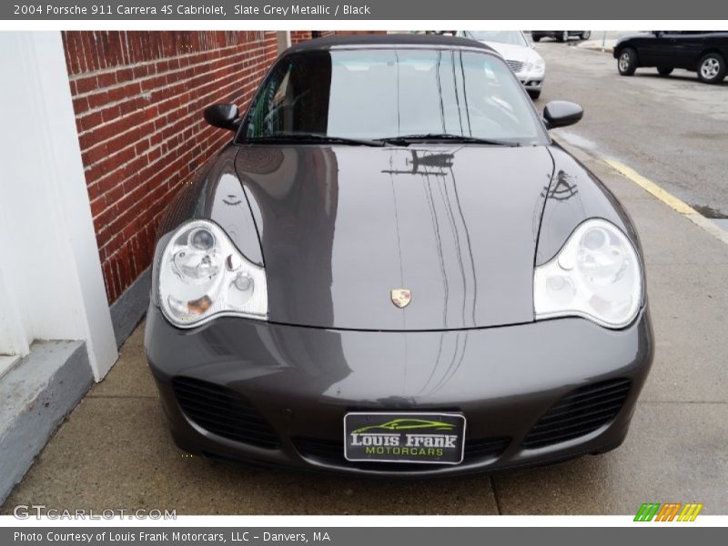 Slate Grey Metallic / Black 2004 Porsche 911 Carrera 4S Cabriolet
