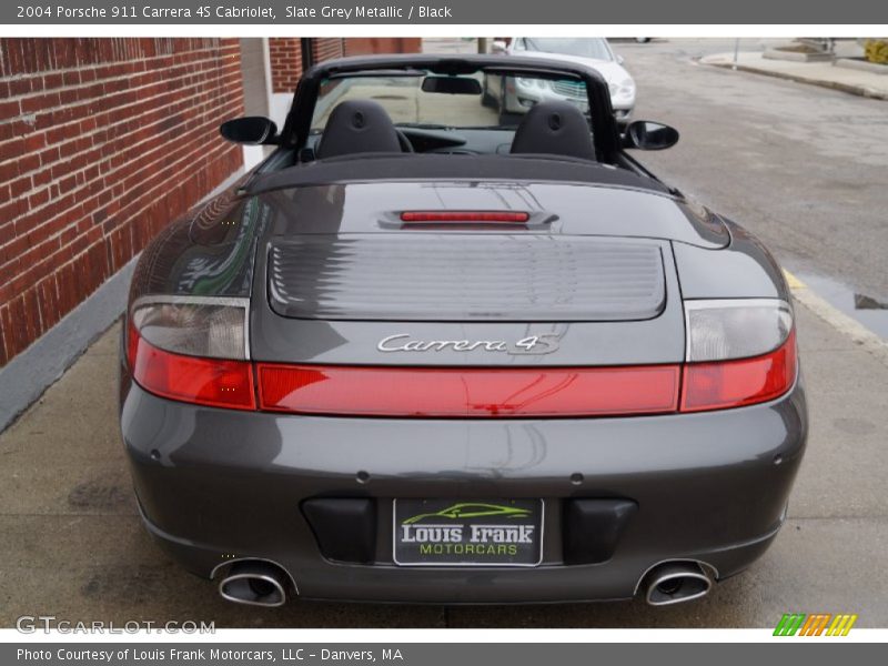 Slate Grey Metallic / Black 2004 Porsche 911 Carrera 4S Cabriolet