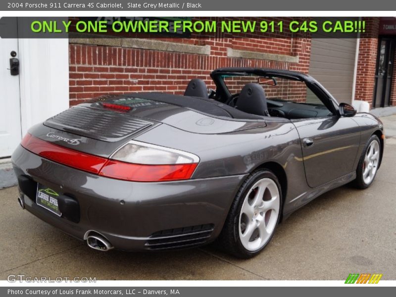 Slate Grey Metallic / Black 2004 Porsche 911 Carrera 4S Cabriolet