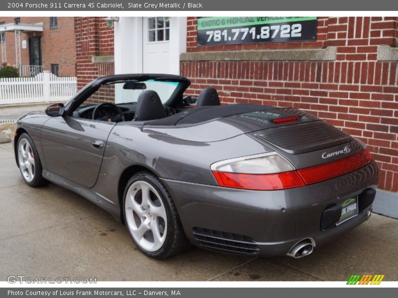 Slate Grey Metallic / Black 2004 Porsche 911 Carrera 4S Cabriolet