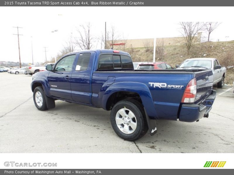 2015 Tacoma TRD Sport Access Cab 4x4 Blue Ribbon Metallic