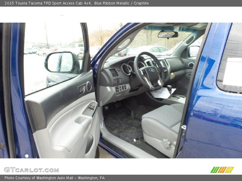  2015 Tacoma TRD Sport Access Cab 4x4 Graphite Interior