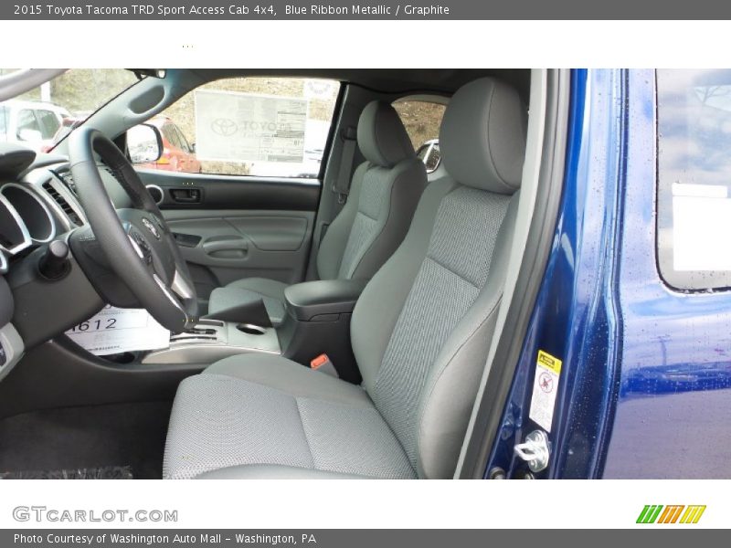 Front Seat of 2015 Tacoma TRD Sport Access Cab 4x4