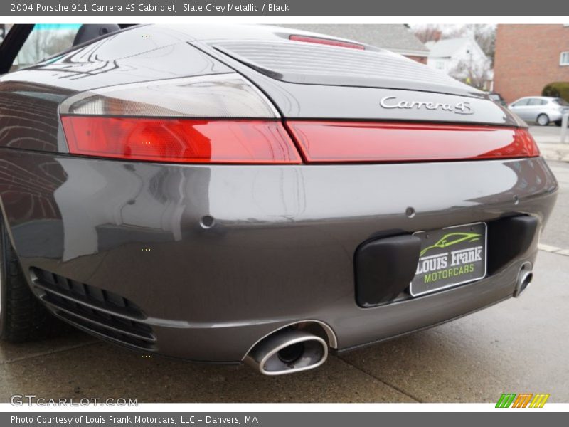 Slate Grey Metallic / Black 2004 Porsche 911 Carrera 4S Cabriolet
