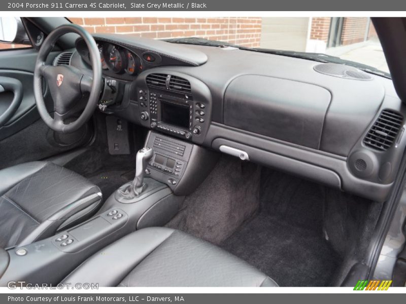 Slate Grey Metallic / Black 2004 Porsche 911 Carrera 4S Cabriolet