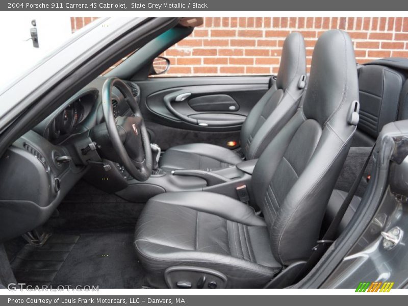 Slate Grey Metallic / Black 2004 Porsche 911 Carrera 4S Cabriolet