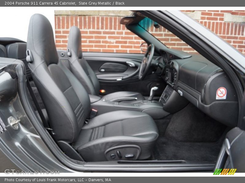 Slate Grey Metallic / Black 2004 Porsche 911 Carrera 4S Cabriolet