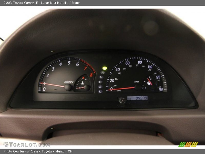 Lunar Mist Metallic / Stone 2003 Toyota Camry LE