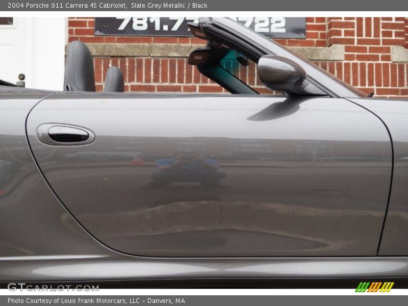 Slate Grey Metallic / Black 2004 Porsche 911 Carrera 4S Cabriolet