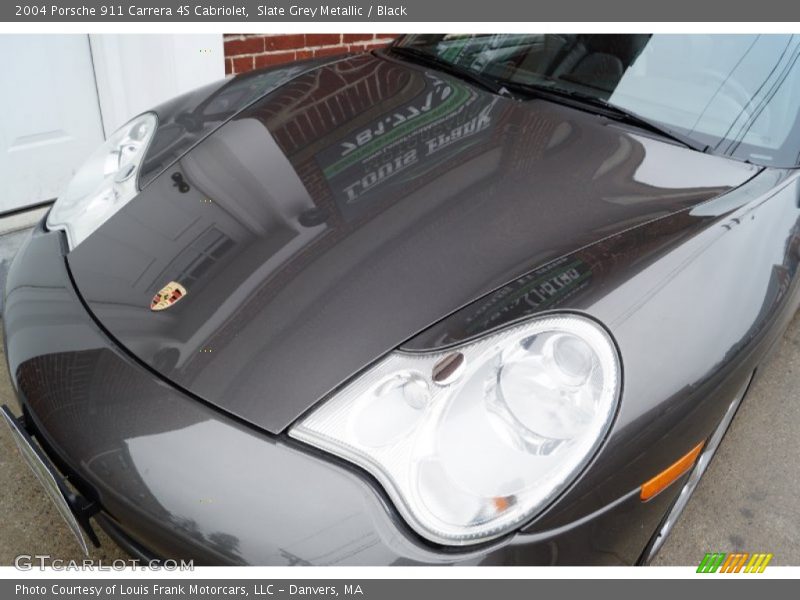 Slate Grey Metallic / Black 2004 Porsche 911 Carrera 4S Cabriolet