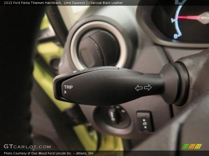 Controls of 2013 Fiesta Titanium Hatchback