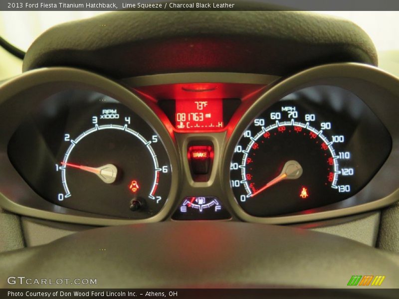  2013 Fiesta Titanium Hatchback Titanium Hatchback Gauges