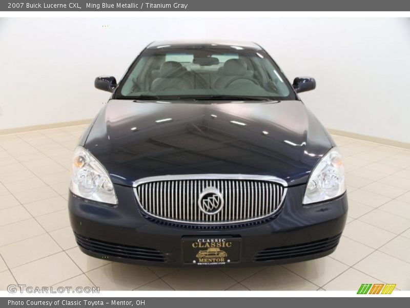 Ming Blue Metallic / Titanium Gray 2007 Buick Lucerne CXL