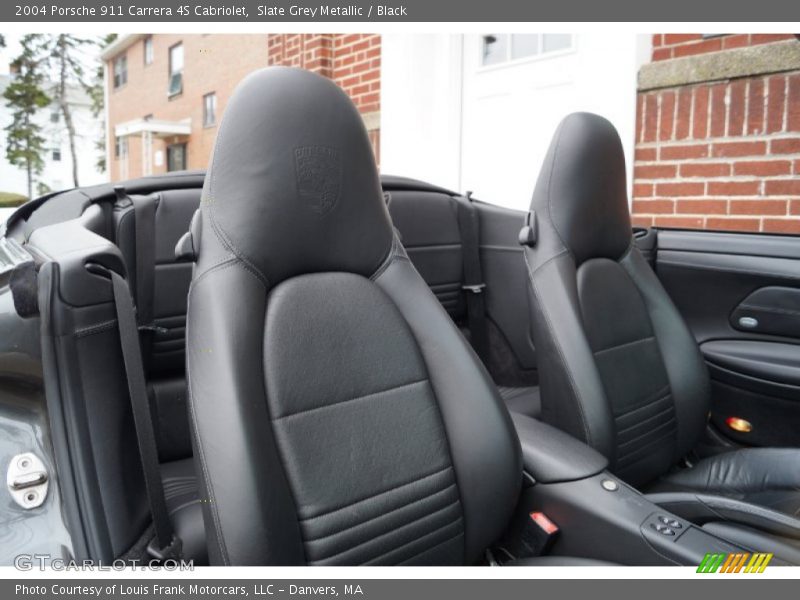 Slate Grey Metallic / Black 2004 Porsche 911 Carrera 4S Cabriolet