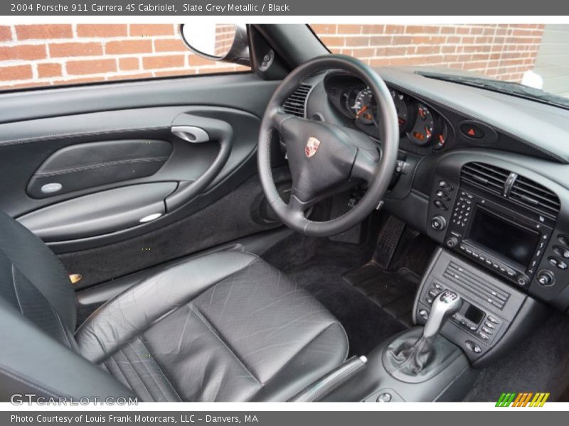 Slate Grey Metallic / Black 2004 Porsche 911 Carrera 4S Cabriolet