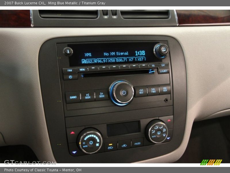Ming Blue Metallic / Titanium Gray 2007 Buick Lucerne CXL